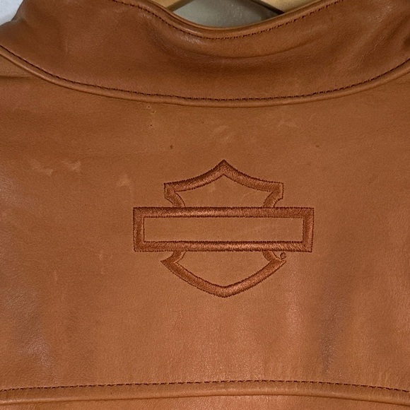 Harley Davidson Pursuit Triple Vent System 100% Leather Jacket Size Small NWT - Picture 17 of 17